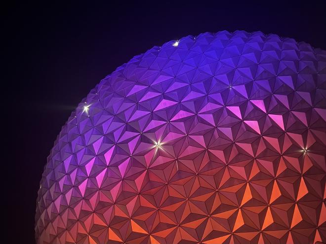 Epcot Ball in Color
